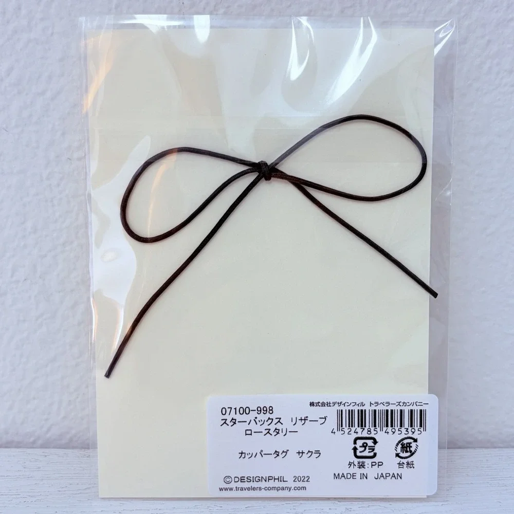 TRAVELER'S notebook Starbucks Reserve Tokyo Copper Tag SAKURA Charm LimitedJAPAN
